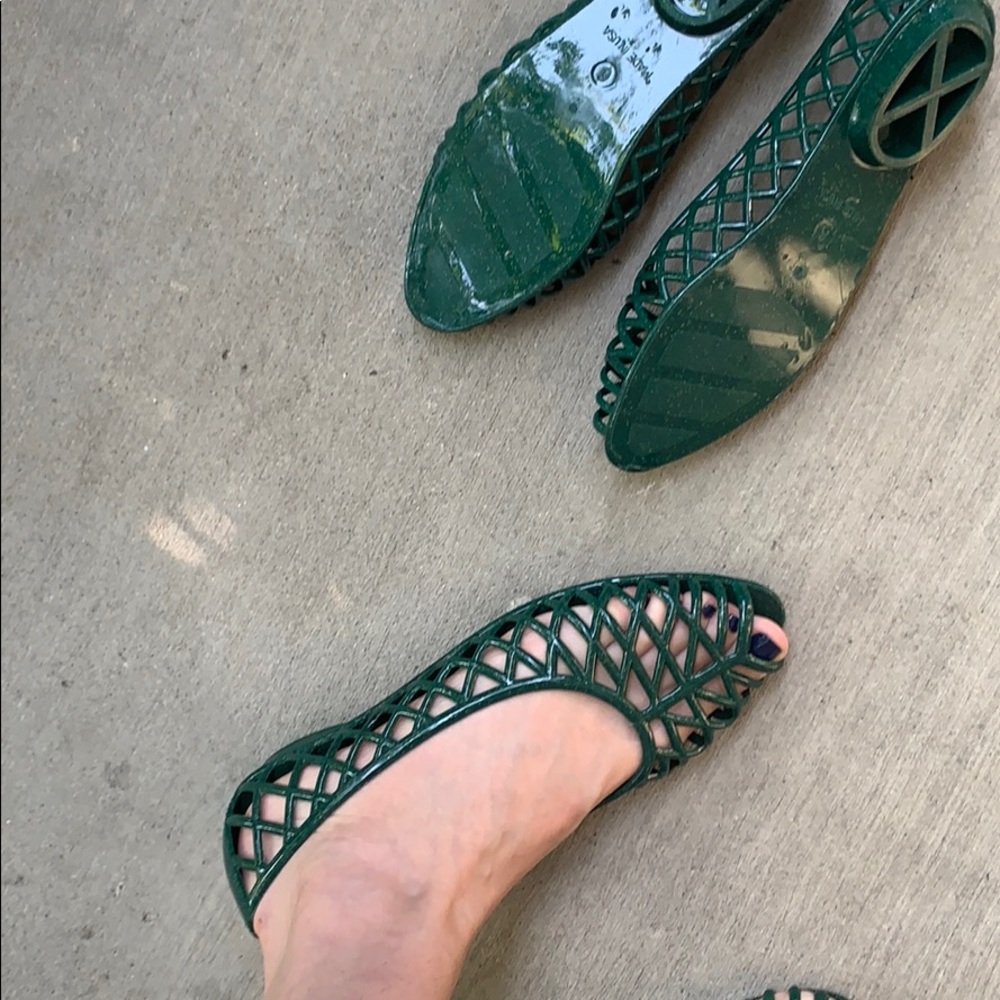 American Apparel lattice pvc jelly sandal new!
